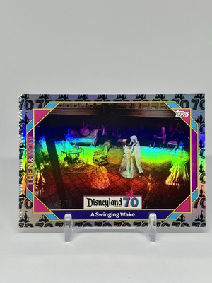 #ad 2025 TOPPS DISNEYLAND 70 THEN amp; NOW A SWINGING WAKE ANNIVERSARY FOIL 70 $19.99