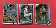 Hagen Smith 2024 Noah Schultz 2022 1st Rookie Bowman Chrome Refractor Rc Sox