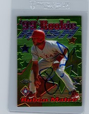 1999 Topps Chrome - All-Etch Ruben Mateo #AE17  AUTO AUTOGRAPHED SIGNED