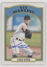 2021 Topps Heritage Minor League Edition Real One Jake Eder #ROA-JE Auto 3d5