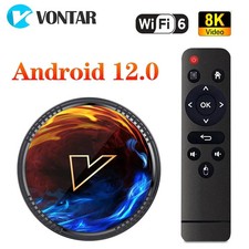 VONTAR H1 Android 12 TV Box Allwinner H618 8K 4K WiFi 6 BT 5.0 Lettore multimediale
