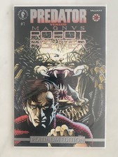 Predator vs Magnus Robot Fighter 1 Platinum Valiant Dark Horse Comic 1992