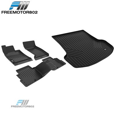 Fits 18-23 Kia Stinger AWD Car All Weather TPE 3D Molded Floor Mats & Trunk Mat