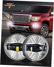 LED Fog Lights Replacement for GMC Sierra 1500 2007-2013, Sierra 2500HD Chrome