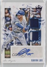 2020 Diamond Kings DK Material Signatures FOTL Purple /15 Gavin Lux Auto 8d4
