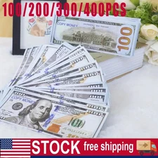 100-400PC Prop Fake Looks Best Toys Money For Pretend Play Music Birthday Party.