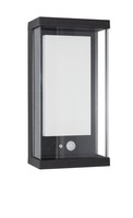 Nova Luce Solar-AußEnwandleuchte Bay Anthrazit Mit Bewegungsmelder 3000K IP65