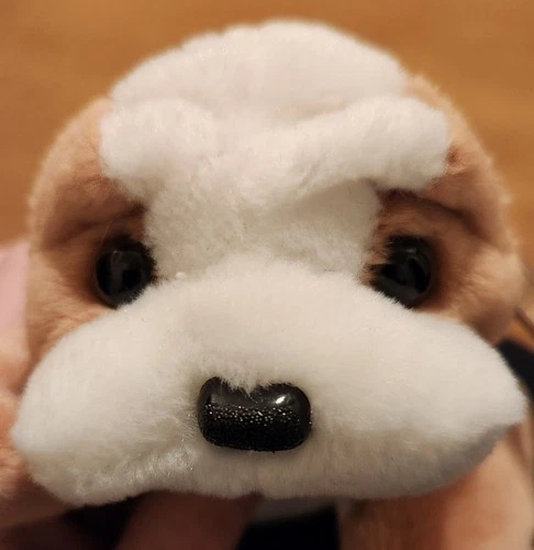 Vintage 1996 Ty Beanie Baby - WRINKLES the Bull Dog 8" NEW With Tags. Retired.