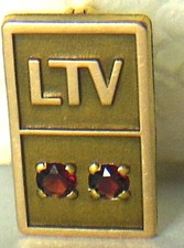   1/10 10K employee service award tie pin adv...