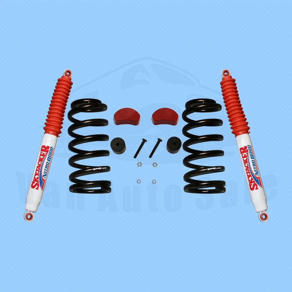 Kit de elevación de suspensión de 2,5" con amortiguadores nitro Skyjacker para Jeep Liberty 2002-2007 Foto 2 de 3
