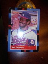 1988 Donruss Ken Griffey baseball card Atlanta Braves #202