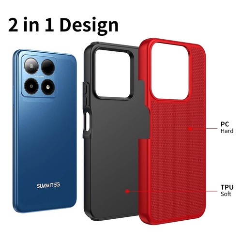 Für Boost Summit 5G 2024 Hülle Dual Layer Robust Stoßfest Hybrid Cover - Bild 24 von 41