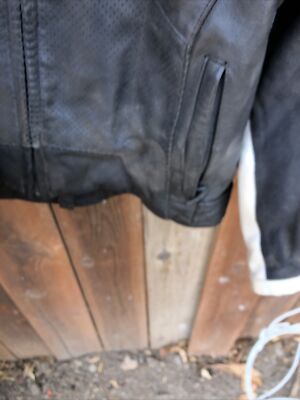 SHIFT STREET FIGHTER LEATHER/TEXTILE MOTORCYCLE JACKET MENS M | eBay