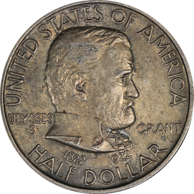 1922 Grant No Star Commem Half Dollar Nice BU+ Nice Eye Appeal 
