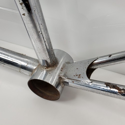Rare Vintage 1980 Panda Super Mini Pro-Am BMX Racing Frame Chrome 20" USA - Picture 5 of 15