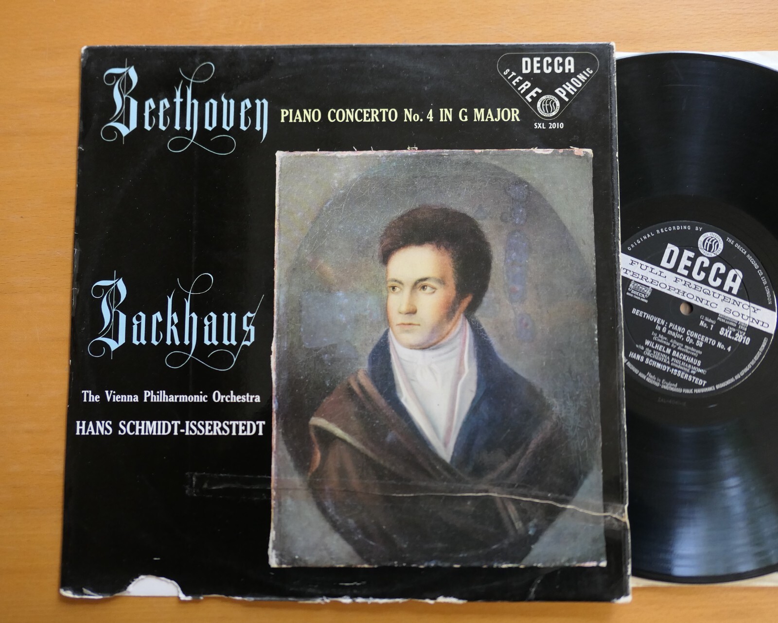SXL 2010 ED1 Beethoven Piano Concerto 4 Wilhelm Backhaus Decca WBG 1st BBB