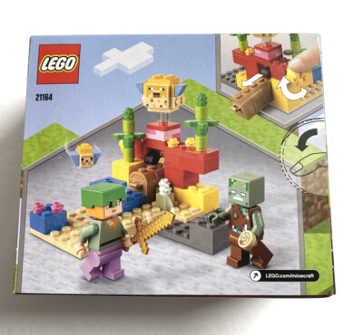 LEGO Minecraft The Coral Reef 21164 Building Kit (92 Pieces) NEW