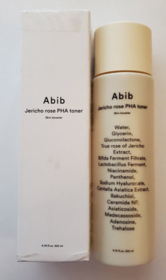 Jericho Rose PHA Toner Skin Booster Abib 200mL K-Beauty New Open Box