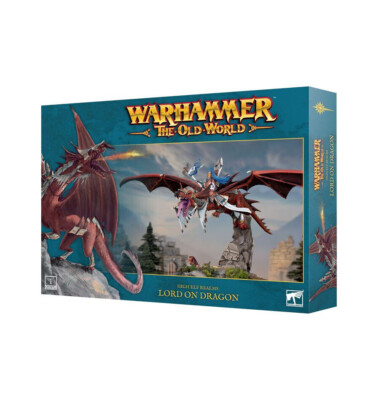 Lord on Dragon High Elf Realms Old World Warhammer Sealed
