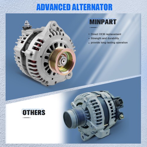 Aluminum Alternator For 1995-2007 Nissan Murano Maxima INFINITI I35 3.0L 3.5L - Afbeelding 7 van 9