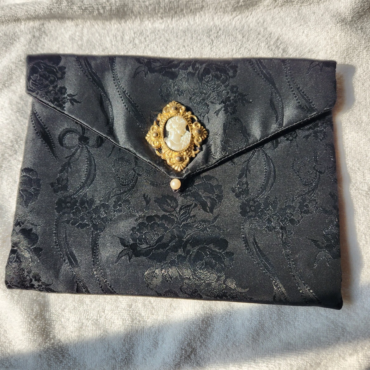 Jessica Mcclintock makeup bag Travel Pouch Cosmetic Purse (N) Black | eBay