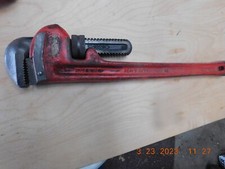 RIDGID Tool Co. Heavy Duty Straight Pipe Wrench 18" Made in USA