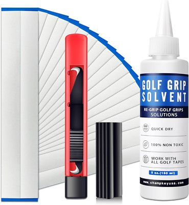 Deluxe Grip Repair Kits for Regripping Golf Clubs Inlcudes Hook Knife 2'' X 10''