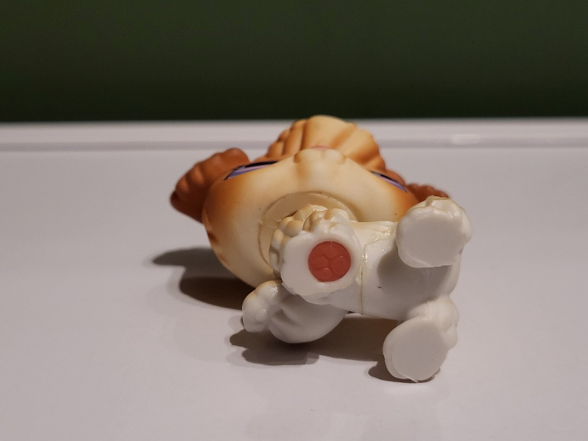 Figurine Littlest PetShop Bébé Chien #1052 Avec Os - Occasion - Parfait Pour Collection