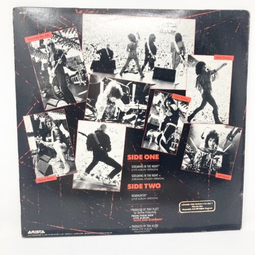 Vintage Krokus 12" Promo "Screaming In The Night" Vinyl Record Lp - Imagen 2 de 5