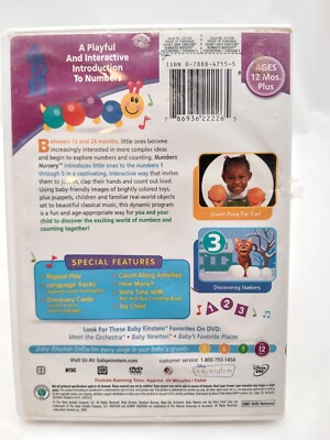 Baby Einstein - Numbers Nursery - DVD By Baby Einstein | eBay