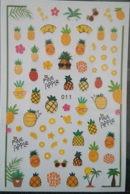 Pineapple Nail Art Stickers