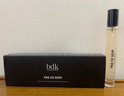 BDK Parfums Pas Ce Soir niche perfume Eau de Parfum spray 10ml /.34oz NIB