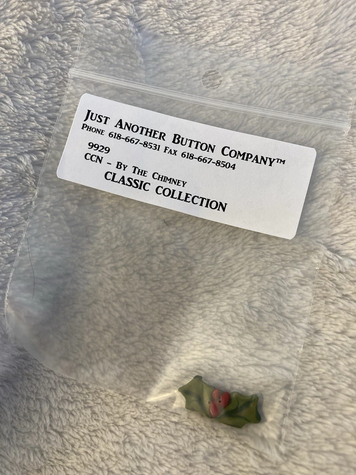 By the Chimney Country Cottage Adorno Patrón con Botón ¡NUEVO! Foto 3 de 4