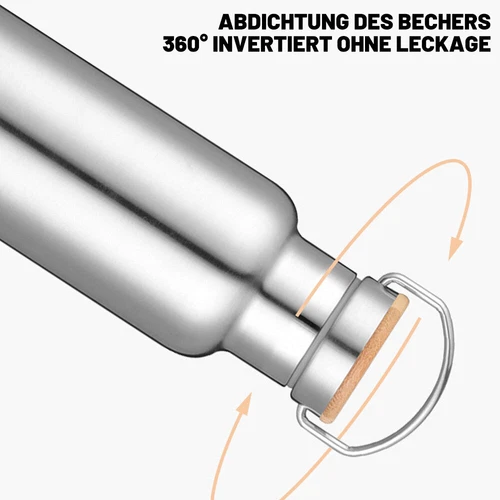Edelstahl Isolierung Trinkflasche Wasserflasche Fahrradflasche Sportflasche DHL - Bild 5 von 10