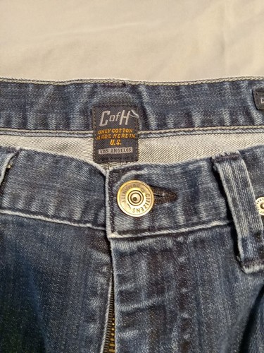 Citizens Of Humanity Jeans Mens 32 Blue Denim C of H Distressed (32x31) - Picture 3 of 14