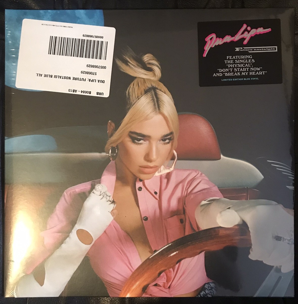 DUA LIPA FUTURE NOSTALGIA VINYL NEW! LIMITED BLUE LP
