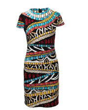 Alice + Olivia Mini Dress Multi Color Sequins heavy Beaded Sz 2 Lined $895