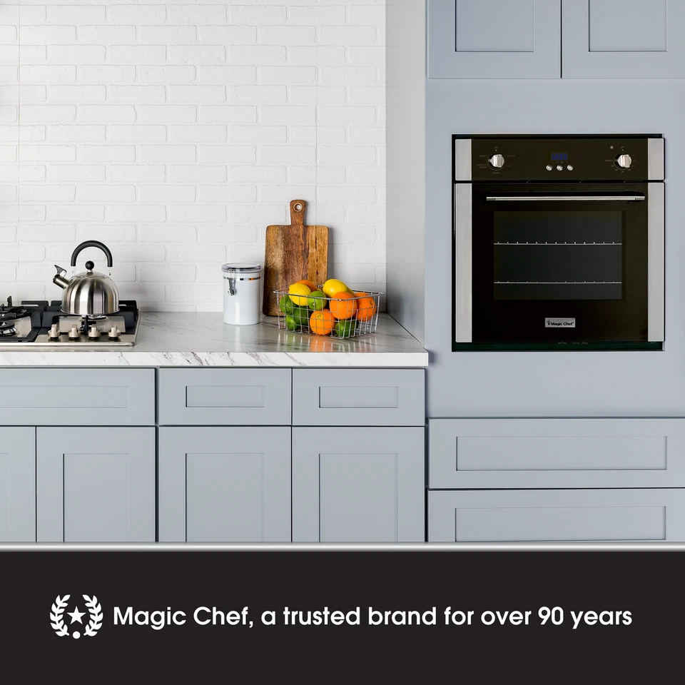 Magic Chef MCSWOE24S 2.2 Cubic Foot Built In Programmable Wall Convection Oven - Image 4 of 4