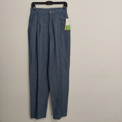 VTG 80s Hill Country BareBack Jeans Pants Blue High Waist Western Tapered Size 8