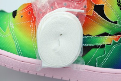 J Balvin × Nike Air Jordan 1 High OG Rainbow DC3481-900 Men's US4