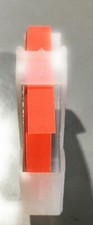 Vintage Dymo Labeling Tape Cartridge 1/4" x 12' New Old Stock - Glossy Orange