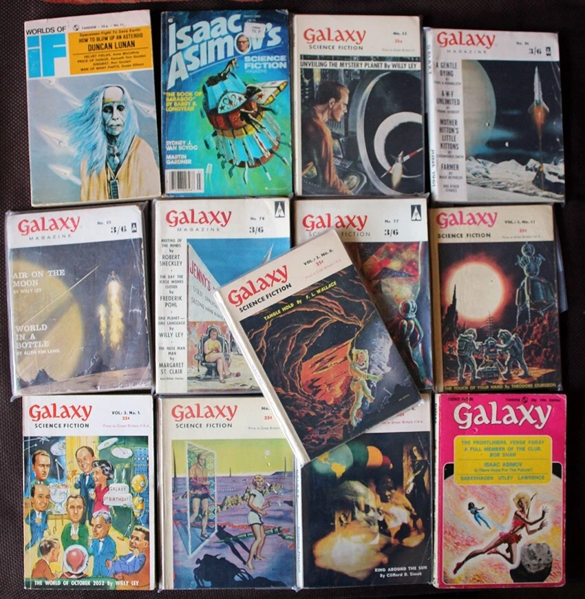 vintage science fiction pulps magazines - 49 units - Image 3 of 4