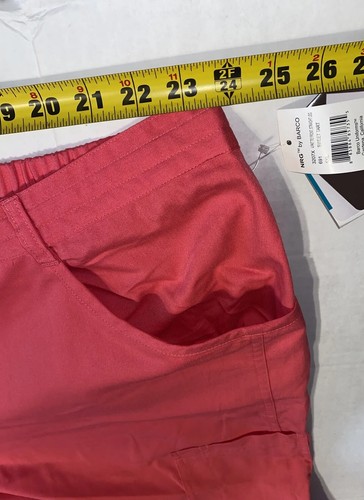 Barco Uniforms Adult Women's Scrub Pants Bottoms size 4XL Sweet Tart/coral Cute - Picture 8 of 9