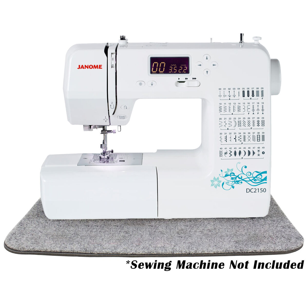 Medium Sewing Machine Muffling Mat - Reduce Vibration & Noise when Sewing |  Felt