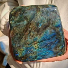 4.95LB Natural Labrador moonstone quartz free form mineral specimen 2.25kg