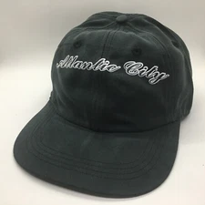 Atlantic City Black Cotton Soft Wash Baseball Hat Cap Uni Sex Adult OSFM