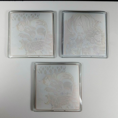 One Piece 3er Set Bandai Animation 20th Anniv. Mini Glas Bonboniere Japan Geschenk - Bild 5 von 6