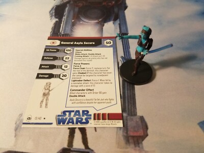 Star Wars Miniatures Clone Wars 13 General Aayla Secura