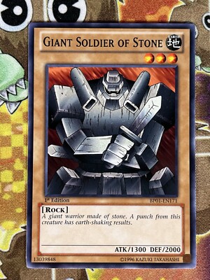 Yugioh Giant Soldier Of Stone BP01-EN171 Single