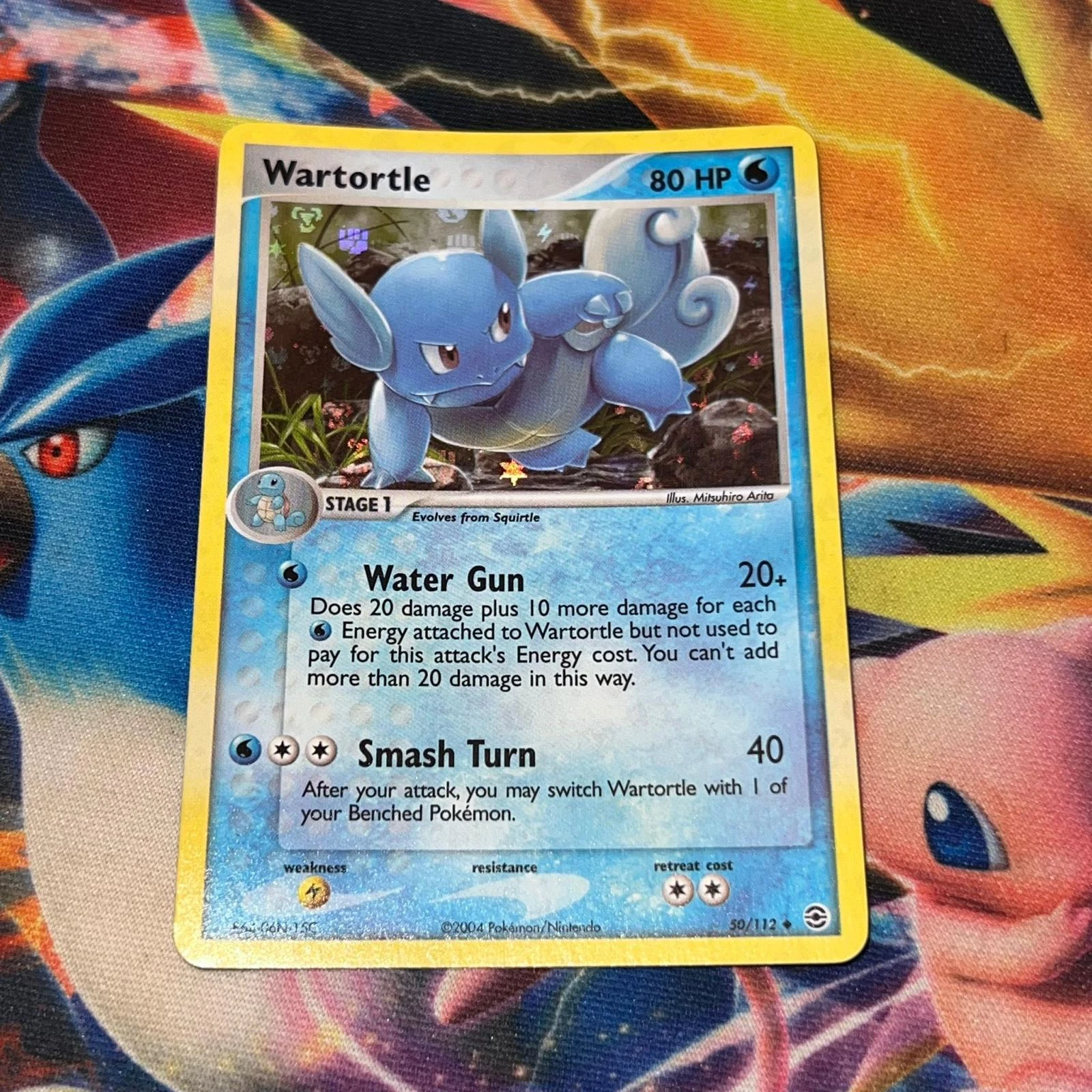 Wartortle ~ 50/112 ~ Reverse Holo ~ EX FIRERED & LEAFGREEN ~ MINT ~ Pokemon Card